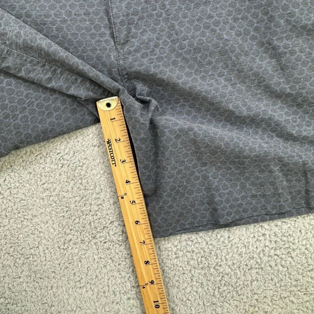 Faherty Shorts Mens 36 Blue All Day Chino Stretch Pockets Lightweight‎
